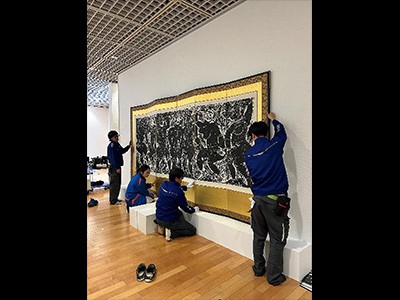 《鶴岡での展示風景２》